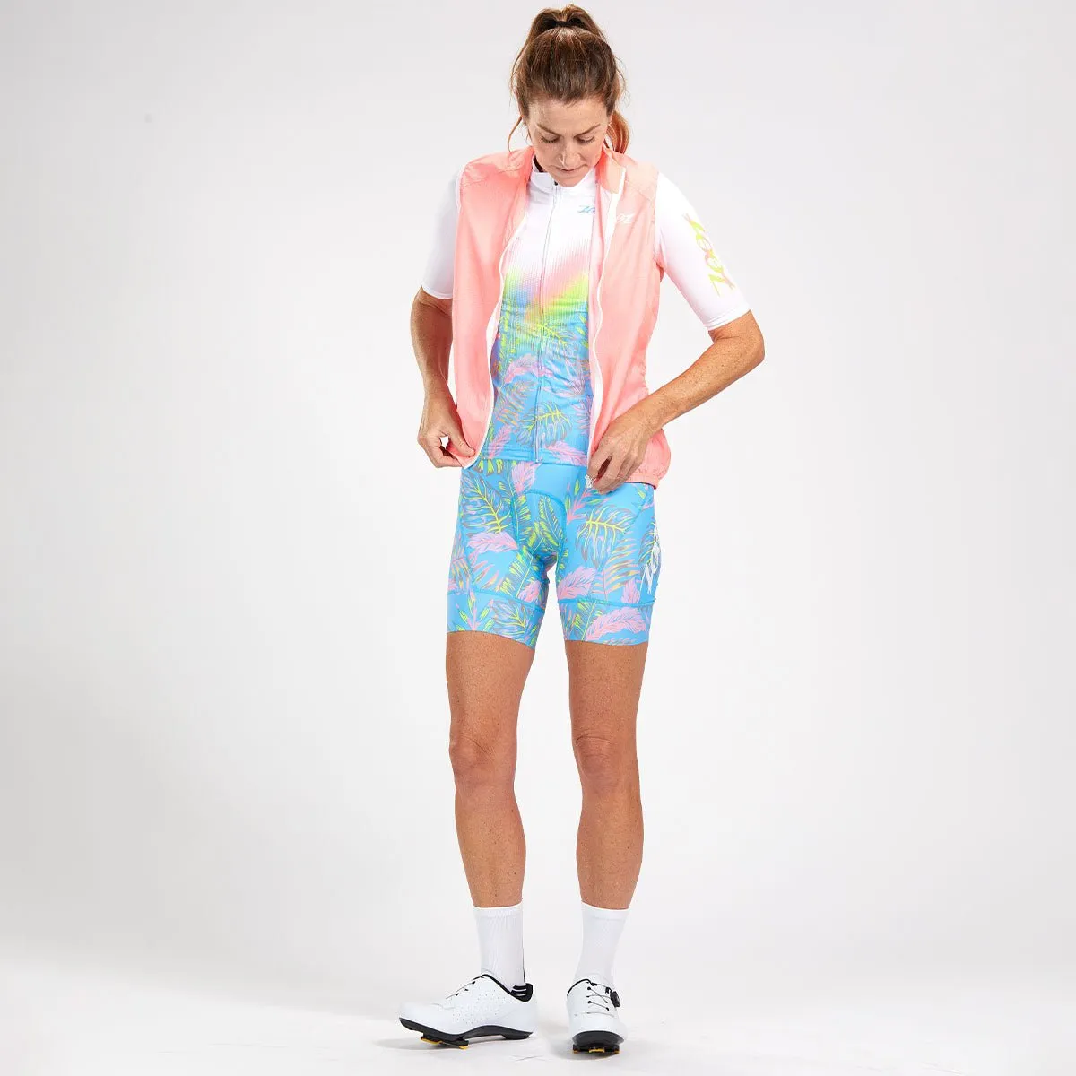 Women's Ltd Cycle Vest - Live Aloha