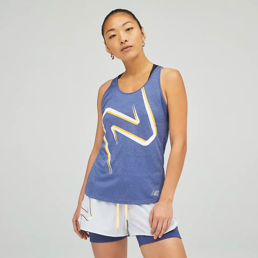 Women's New Balance Printed Impact Run Tank