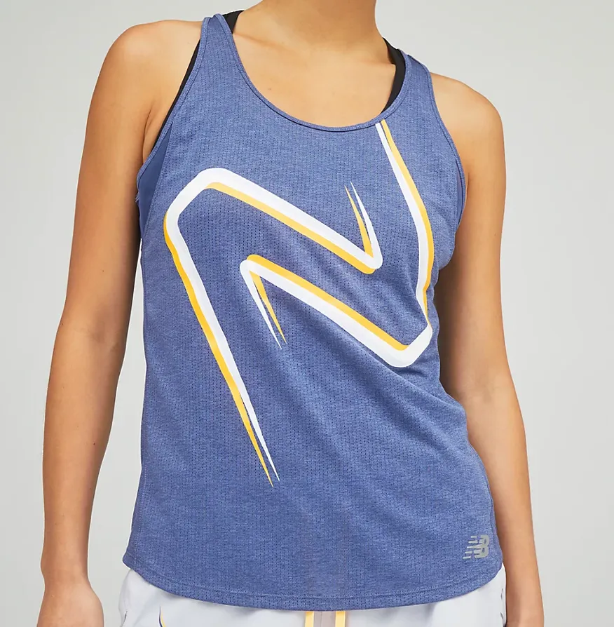 Women's New Balance Printed Impact Run Tank