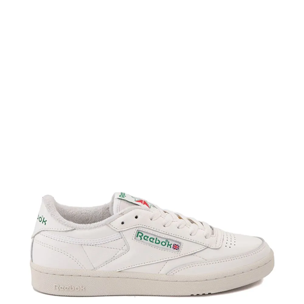 Womens Reebok Club C Vintage 85 Athletic Shoe - Chalk / Alabaster Glen Green