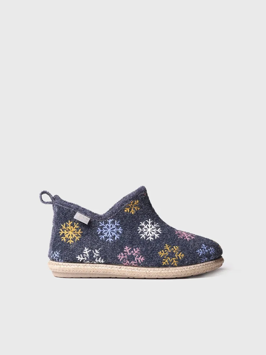 Women's slipper in felt - DUNA-CP