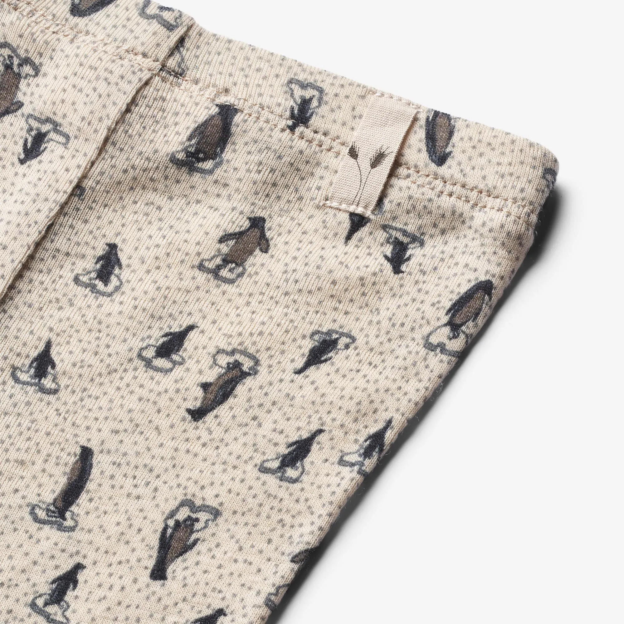 Wool Leggings | Baby - penguins on ice