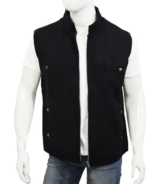 Yellowstone Rip (Cole Hauser) Black Cotton Vest | TLC