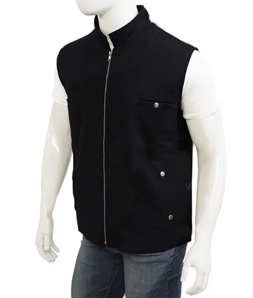 Yellowstone Rip (Cole Hauser) Black Cotton Vest | TLC